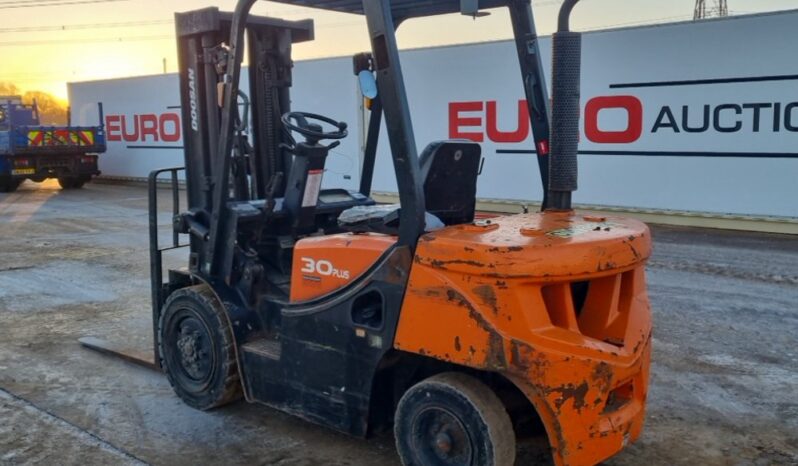 2018 Doosan D30GP Forklifts For Auction: Leeds – 22nd, 23rd, 24th & 25th January 25 @ 8:00am full