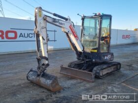 2020 Bobcat E27Z Mini Excavators For Auction: Leeds – 22nd, 23rd, 24th & 25th January 25 @ 8:00am