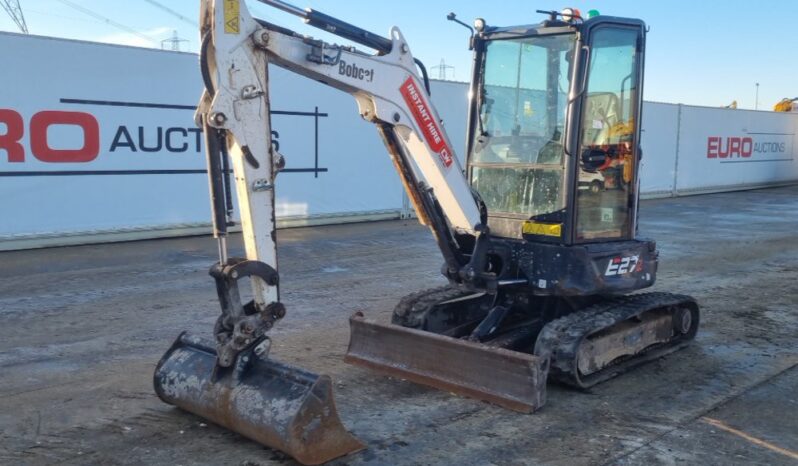 2020 Bobcat E27Z Mini Excavators For Auction: Leeds – 22nd, 23rd, 24th & 25th January 25 @ 8:00am