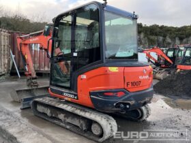 2020 Kubota KX030-4 Mini Excavators For Auction: Dromore – 21st & 22nd February 2025 @ 9:00am For Auction on 2025-02-22 full