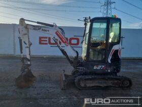 2020 Bobcat E27Z Mini Excavators For Auction: Leeds – 22nd, 23rd, 24th & 25th January 25 @ 8:00am full