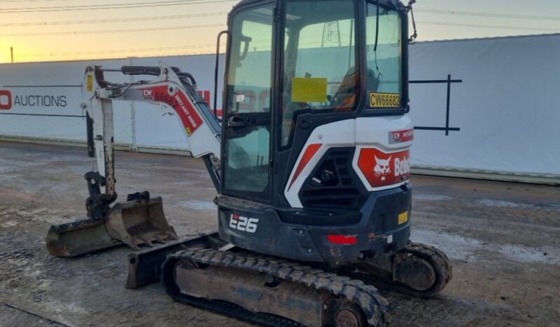 2021 Bobcat E26 Mini Excavators For Auction: Leeds – 22nd, 23rd, 24th & 25th January 25 @ 8:00am full