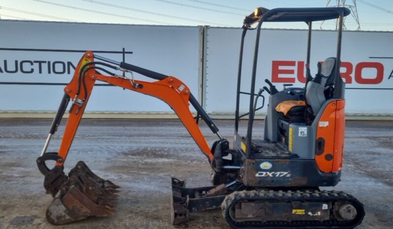 2021 Doosan DX17Z Mini Excavators For Auction: Leeds – 22nd, 23rd, 24th & 25th January 25 @ 8:00am full