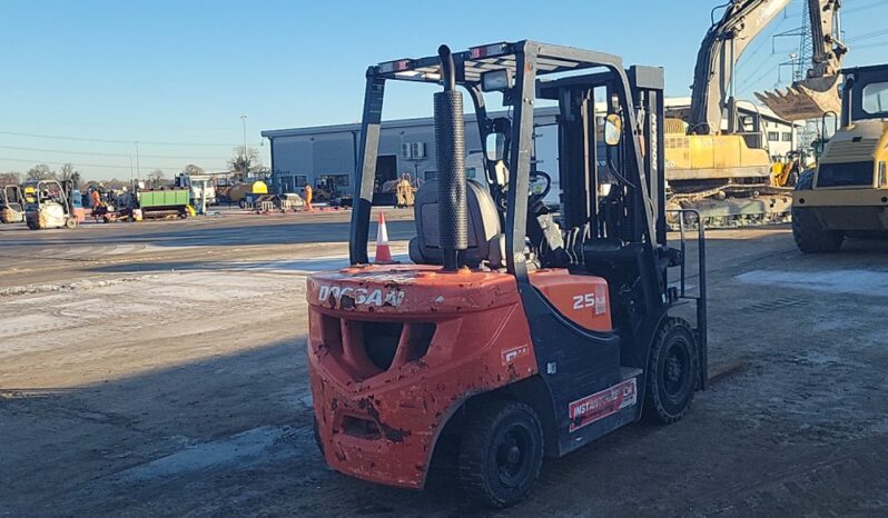 2017 Doosan D25GP Forklifts For Auction: Leeds – 22nd, 23rd, 24th & 25th January 25 @ 8:00am full