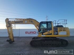 2015 Komatsu PC210LC-10 20 Ton+ Excavators For Auction: Leeds – 22nd, 23rd, 24th & 25th January 25 @ 8:00am full