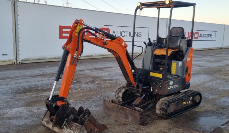 2021 Doosan DX17Z Mini Excavators For Auction: Leeds – 22nd, 23rd, 24th & 25th January 25 @ 8:00am