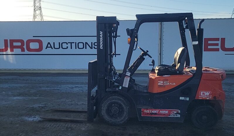 2017 Doosan D25GP Forklifts For Auction: Leeds – 22nd, 23rd, 24th & 25th January 25 @ 8:00am full