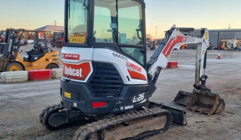 2021 Bobcat E26 Mini Excavators For Auction: Leeds – 22nd, 23rd, 24th & 25th January 25 @ 8:00am full