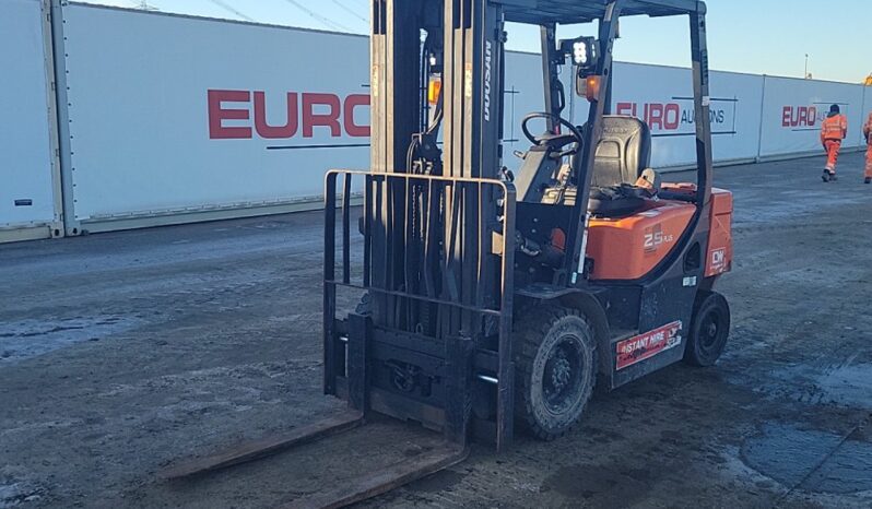 2017 Doosan D25GP Forklifts For Auction: Leeds – 22nd, 23rd, 24th & 25th January 25 @ 8:00am