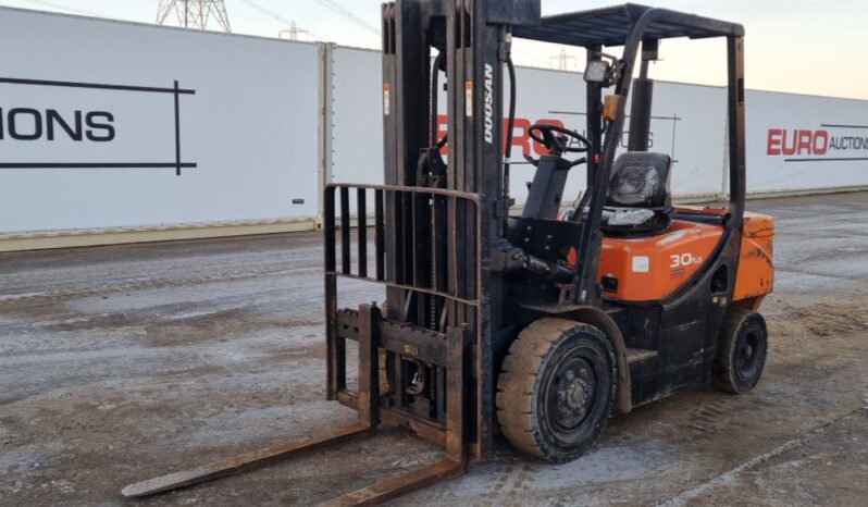 2018 Doosan D30GP Forklifts For Auction: Leeds – 22nd, 23rd, 24th & 25th January 25 @ 8:00am