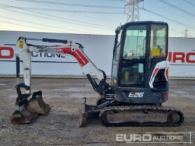 2021 Bobcat E26 Mini Excavators For Auction: Leeds – 22nd, 23rd, 24th & 25th January 25 @ 8:00am full