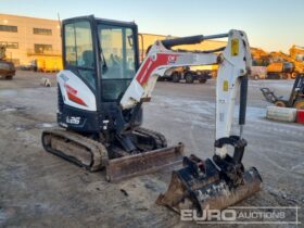 2021 Bobcat E26 Mini Excavators For Auction: Leeds – 22nd, 23rd, 24th & 25th January 25 @ 8:00am full