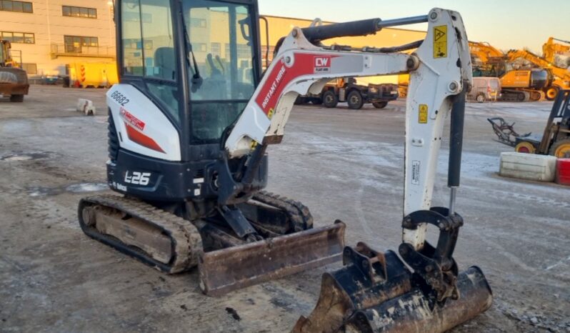 2021 Bobcat E26 Mini Excavators For Auction: Leeds – 22nd, 23rd, 24th & 25th January 25 @ 8:00am full