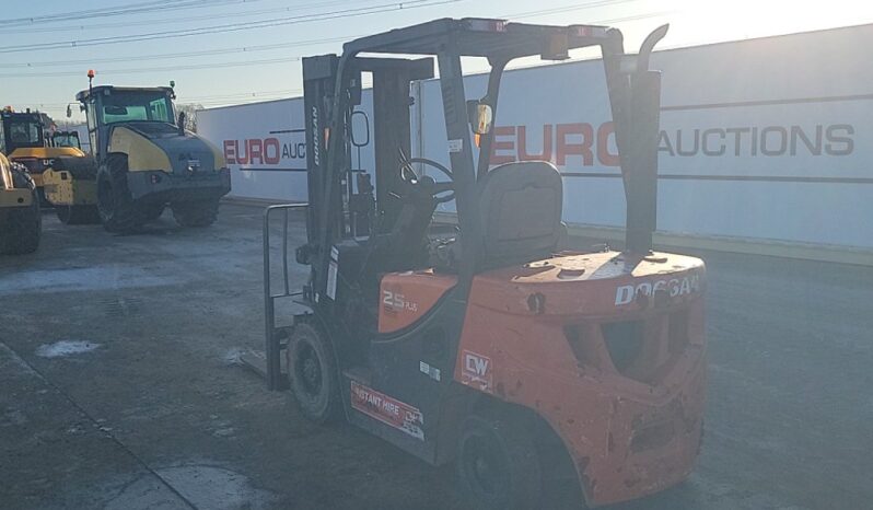 2017 Doosan D25GP Forklifts For Auction: Leeds – 22nd, 23rd, 24th & 25th January 25 @ 8:00am full