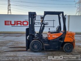 2018 Doosan D30GP Forklifts For Auction: Leeds – 22nd, 23rd, 24th & 25th January 25 @ 8:00am full