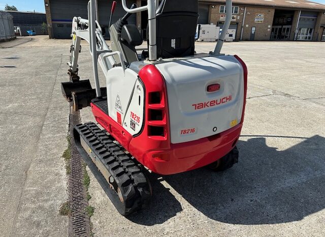 YEAR 2021 TAKEUCHI TB216 (hydraulic expanding tracks) full