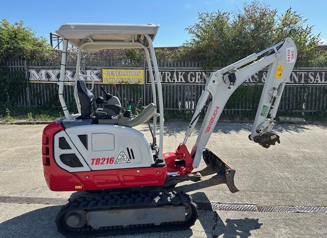 YEAR 2021 TAKEUCHI TB216 (hydraulic expanding tracks)