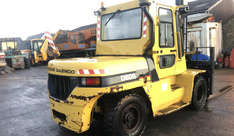 Doosan D80 S (8 ton) diesel forklift full