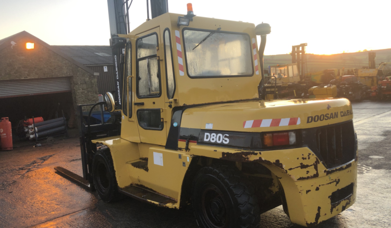 Doosan D80 S (8 ton) diesel forklift full