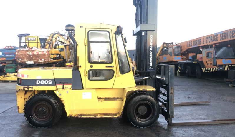 Doosan D80 S (8 ton) diesel forklift full