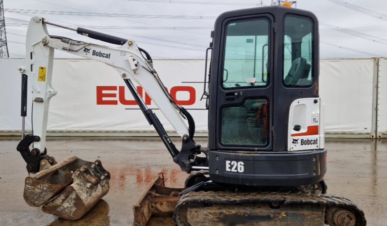 2017 Bobcat E26 EM Mini Excavators For Auction: Leeds – 22nd, 23rd, 24th & 25th January 25 @ 8:00am full