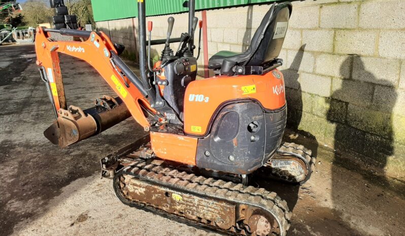 1T Excavator Kubota U10-3 2021 full