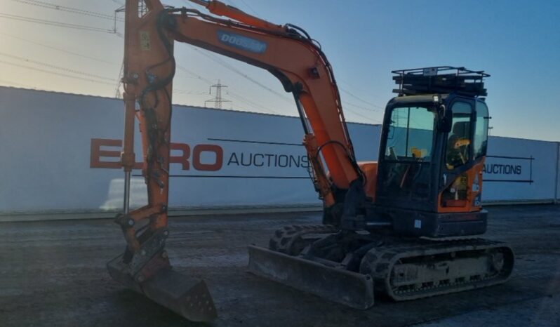 2013 Doosan DX80R 6 Ton+ Excavators For Auction: Leeds – 22nd, 23rd, 24th & 25th January 25 @ 8:00am