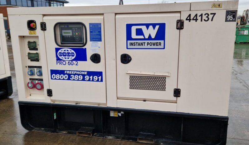 2018 FG Wilson PRO060-2 Generators For Auction: Leeds – 22nd, 23rd, 24th & 25th January 25 @ 8:00am full