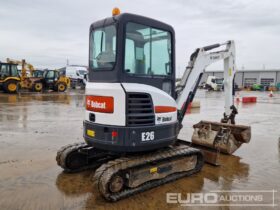 2017 Bobcat E26 EM Mini Excavators For Auction: Leeds – 22nd, 23rd, 24th & 25th January 25 @ 8:00am full