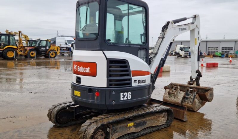 2017 Bobcat E26 EM Mini Excavators For Auction: Leeds – 22nd, 23rd, 24th & 25th January 25 @ 8:00am full