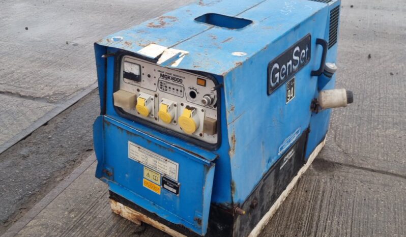 Genset 8kVA Generator, Kubota Engine Generators For Auction: Leeds – 22nd, 23rd, 24th & 25th January 25 @ 8:00am