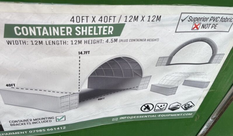 Unused Essential  40′ x 40′ PVC Dome Shelter Modular Buildings For Auction: Leeds – 22nd, 23rd, 24th & 25th January 25 @ 8:00am full