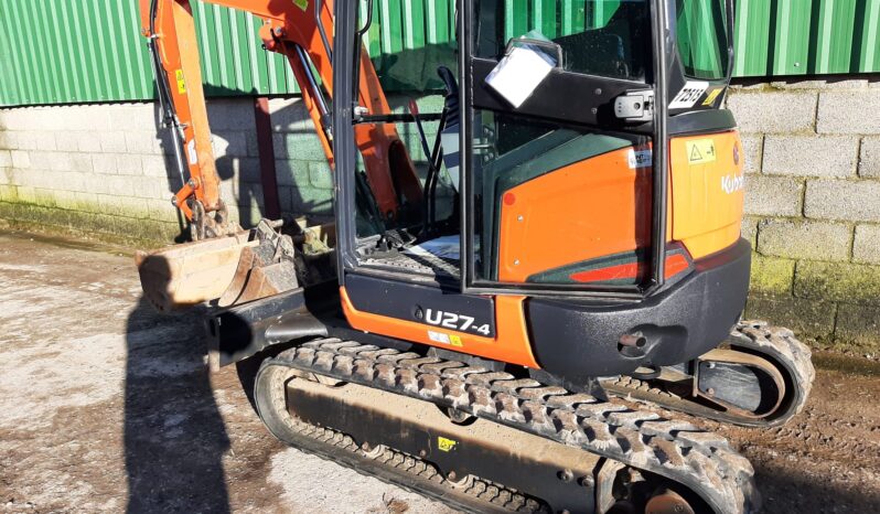 2.7T Excavator Kubota U27-4 2022 full