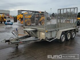 Ifor Williams 3.5 Ton Tri Axle Trailer, Ramp Plant Trailers For Auction: Leeds – 22nd, 23rd, 24th & 25th January 25 @ 8:00am full