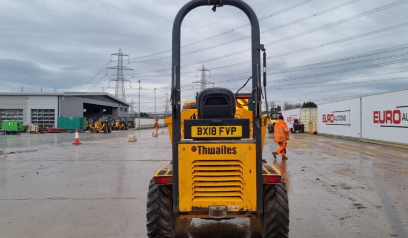 2018 Thwaites 3 Ton Site Dumpers For Auction: Leeds – 22nd, 23rd, 24th & 25th January 25 @ 8:00am full