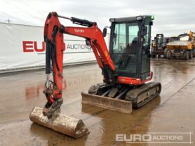 2018 Kubota U27-4 Mini Excavators For Auction: Leeds – 22nd, 23rd, 24th & 25th January 25 @ 8:00am