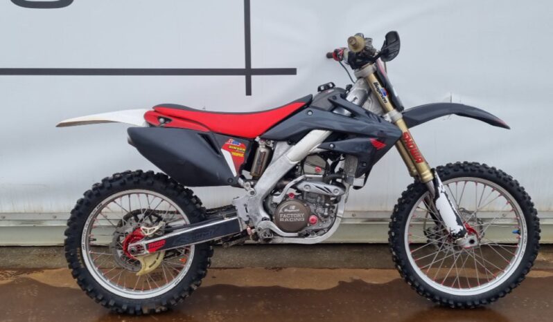 Honda CRF250R Motor Cycle For Auction: Leeds – 22nd, 23rd, 24th & 25th January 25 @ 8:00am full