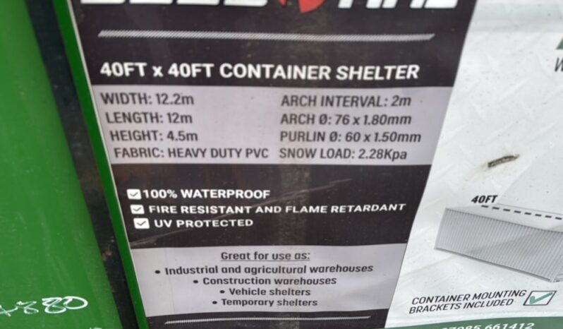 Unused Essential  40′ x 40′ PVC Dome Shelter Modular Buildings For Auction: Leeds – 22nd, 23rd, 24th & 25th January 25 @ 8:00am full