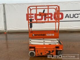 2018 Snorkel S3010ECE Manlifts For Auction: Dromore – 21st & 22nd February 2025 @ 9:00am For Auction on 2025-02-21 full