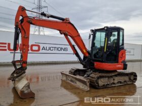 2018 Kubota U55-4 Mini Excavators For Auction: Leeds – 22nd, 23rd, 24th & 25th January 25 @ 8:00am