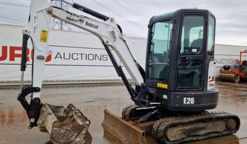 2017 Bobcat E26 EM Mini Excavators For Auction: Leeds – 22nd, 23rd, 24th & 25th January 25 @ 8:00am