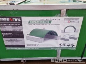 Unused Essential  33′ x 40′ x 11.8′ Container PVC Shelter Modular Buildings For Auction: Leeds – 22nd, 23rd, 24th & 25th January 25 @ 8:00am