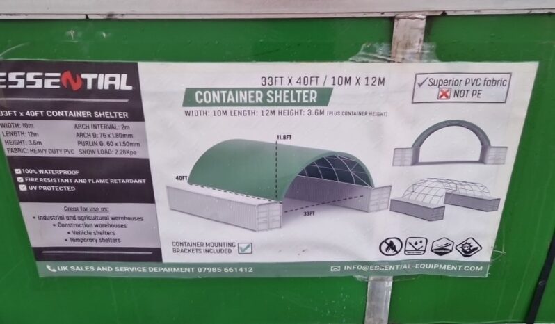 Unused Essential  33′ x 40′ x 11.8′ Container PVC Shelter Modular Buildings For Auction: Leeds – 22nd, 23rd, 24th & 25th January 25 @ 8:00am