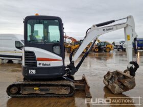 2017 Bobcat E26 EM Mini Excavators For Auction: Leeds – 22nd, 23rd, 24th & 25th January 25 @ 8:00am full