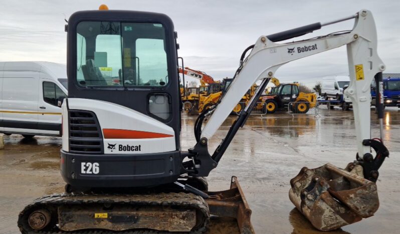 2017 Bobcat E26 EM Mini Excavators For Auction: Leeds – 22nd, 23rd, 24th & 25th January 25 @ 8:00am full