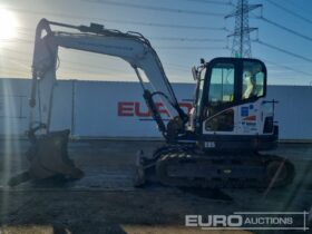 2021 Bobcat E85 6 Ton+ Excavators For Auction: Leeds – 22nd, 23rd, 24th & 25th January 25 @ 8:00am full