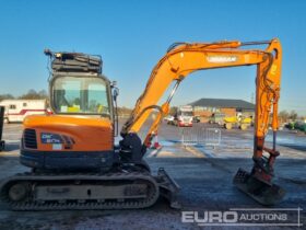 2013 Doosan DX80R 6 Ton+ Excavators For Auction: Leeds – 22nd, 23rd, 24th & 25th January 25 @ 8:00am full