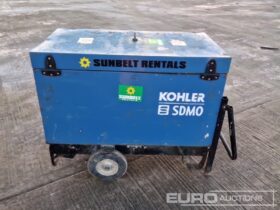 SDMO Generator, Kohler Engine Generators For Auction: Leeds – 22nd, 23rd, 24th & 25th January 25 @ 8:00am full