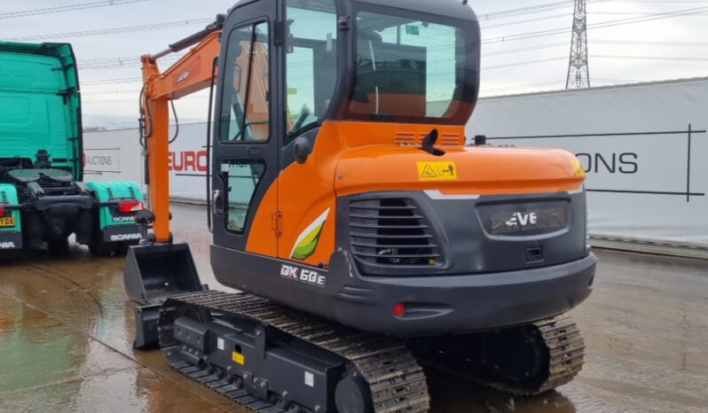 Unused 2024 Develon DX60E-10N 6 Ton+ Excavators For Auction: Leeds – 22nd, 23rd, 24th & 25th January 25 @ 8:00am full