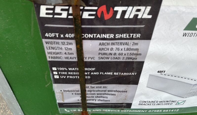 Unused Essential  40′ x 40′ PVC Dome Shelter Modular Buildings For Auction: Leeds – 22nd, 23rd, 24th & 25th January 25 @ 8:00am full